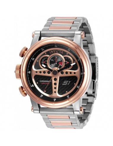 Invicta Men's Lefty Watch - S1 Rally Chrono Rose Gold Case Two Tone Bracelet | 30579 Les magasins à Paris