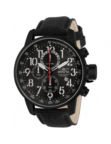 Invicta Men's Chronograph Watch - I-Force Black Case Fabric Strap | 30921 la chaussure