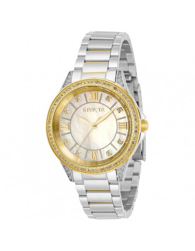 Invicta Women's Quartz Watch - Angel Mother of Pearl Dial Two Tone Bracelet | 30931 hantent personnes