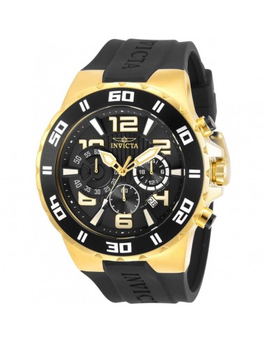 Invicta Men's Chronograph Watch - Pro Diver Black Dial Rubber Strap | 30939 de l' environnement