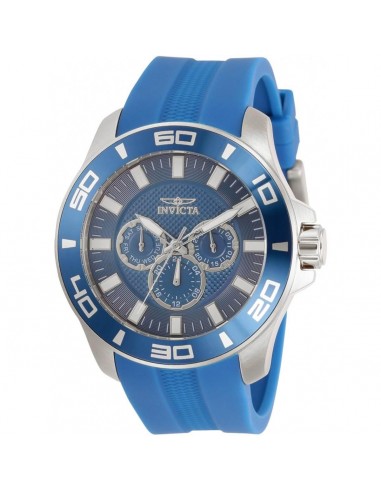 Invicta Men's Quartz Watch - Pro Diver TT Blue and Silver Tone Case Strap | 30954 Pour