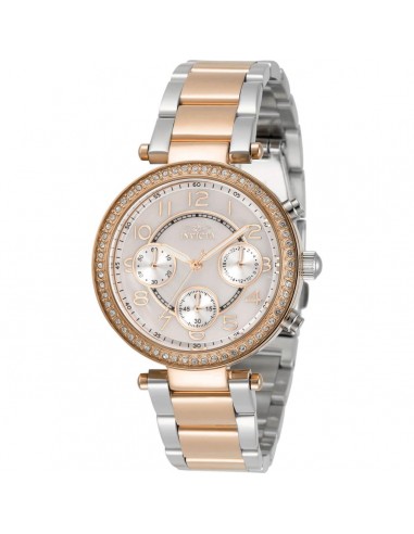 Invicta Women's Chrono Watch - Angel White MOP Dial Two Tone Bracelet | 30966 brillant des détails fins