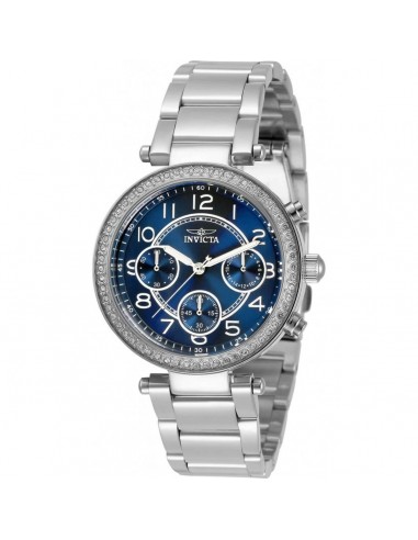 Invicta Women's Chrono Watch - Angel Blue Dial Stainless Steel Bracelet | 30968 pas cheres