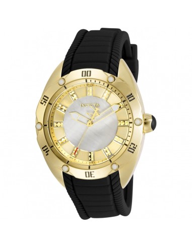 Invicta Women's Quartz Watch - Venom White MOP Dial Black Rubber Strap | 30972 l'évolution des habitudes 