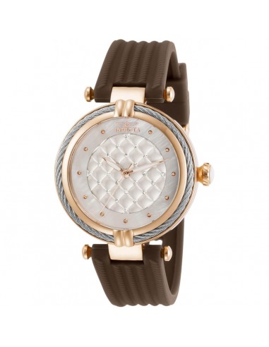 Invicta Women's Quartz Watch - Bolt White Dial Brown Rubber Strap | 31029 de la marque