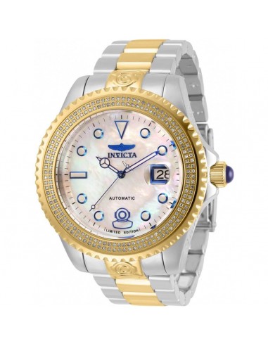 Invicta Men's Diamond Watch - Pro Diver White MOP Dial Two Tone Bracelet | 31053 des créatures d'habitude