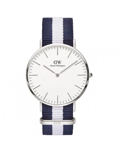 Daniel Wellington Men's Watch - Classic Glasgow TT Blue and White Strap | 0204DW vous aussi creer 