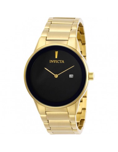 Invicta Men's Quartz Watch - Specialty Black Dial Yellow Gold Bracelet | 29470 de la marque