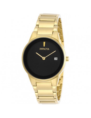 Invicta Women's Quartz Watch - Specialty Black Dial Yellow Gold Bracelet | 29485 la livraison gratuite