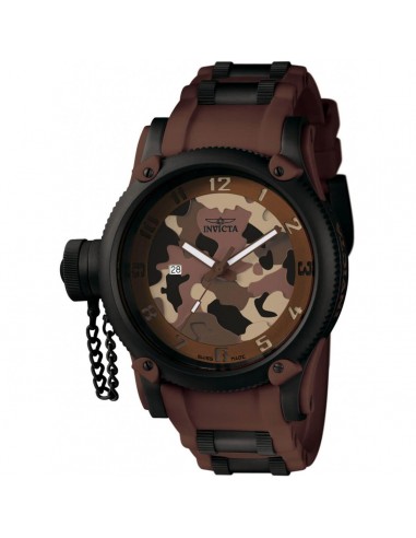 Invicta Men's Quartz Watch - Russian Diver Two Tone Brown and Black Strap | 1198 livraison gratuite