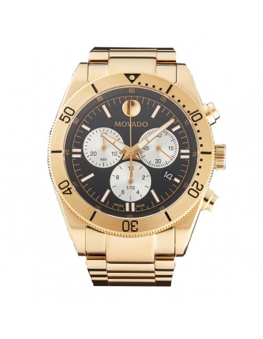 Movado Men's Chronograph Watch - Sport Yellow Gold Bracelet | 0607440 s'inspire de l'anatomie humaine