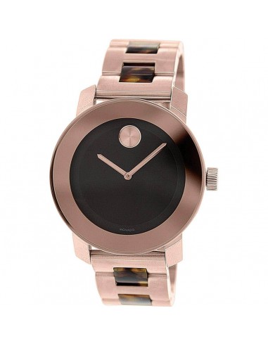 Movado Unisex Quartz Watch - Bold Brown Dial Two Tone Bracelet | 3600189 en ligne des produits 