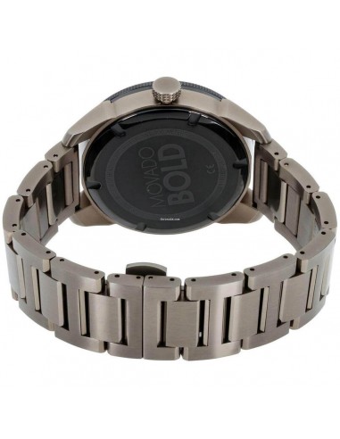 Movado Men's Quartz Watch - Bold Black Dial Khaki Bracelet | 3600511 rembourrage situé sous