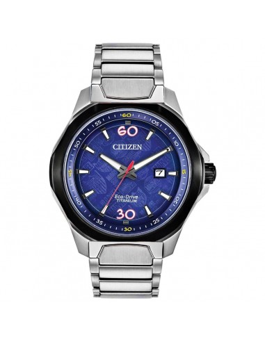 Citizen Men's Eco-Drive Watch - Marvel Blue Dial Titanium Bracelet | AW1548-86W d'Europe débarque