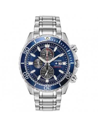 Citizen Men's Chronograph Watch - Professional Diver Blue Dial Bracelet | CA0710-58L solde