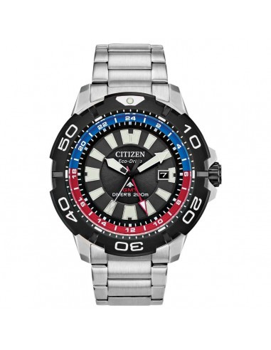 Citizen Men's Eco-Drive Watch - Promaster GMT Black Dial Bracelet | BJ7128-59E prix