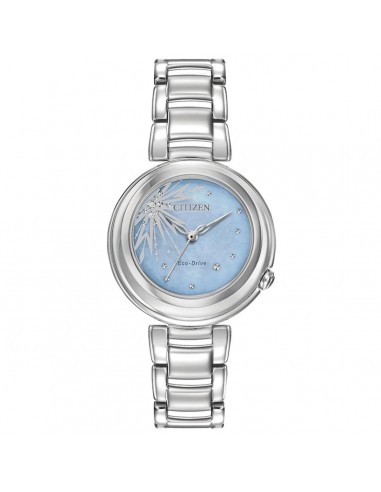 Citizen Women's Diamond Watch - Disney Blue MOP Dial Silver Tone Bracelet | EM0580-58N Le MVP de beaucoup