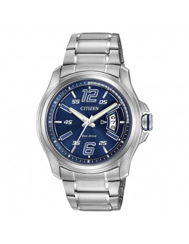 Citizen Men's Eco Drive Watch - Drive Blue Dial Stainless Steel Bracelet | AW1350-83M Toutes les collections ici