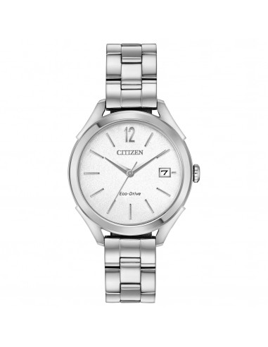 Citizen Women's Eco Drive Watch - Drive Silver Tone Dial Steel Bracelet | FE6140-54A acheter en ligne