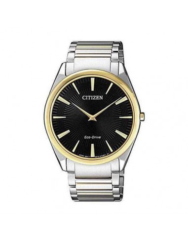 Citizen Men's Watch - Eco Drive Black Dial Two Tone Steel Bracelet | AR3078-88E 2024