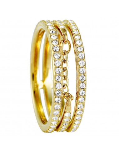 Swarovski Women's Ring - Fine Yellow Gold and Clear Crystal Pave, Size 6.75 | 5231648 acheter