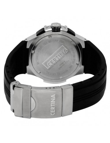 Certina Men's Chrono Watch - DS Cascadeur Black Dial Rubber Strap | C003.417.17.051.00 votre restaurant rapide dans 