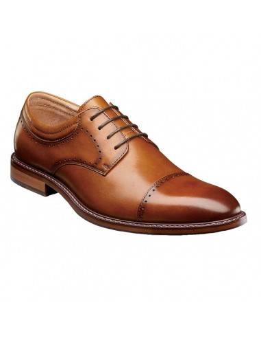 Stacy Adams Men's Oxford Shoe - Flemming Cap Toe Cognac | 25304-221 Comparez plus de prix