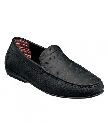 Stacy Adams Men's Shoes - Cirrus Moc Toe Slip On Black | 25359-001 offre 