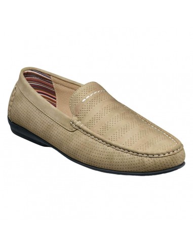 Stacy Adams Men's Shoes - Cirrus Moc Toe Slip On Stone | 25359-275 Par le système avancé 