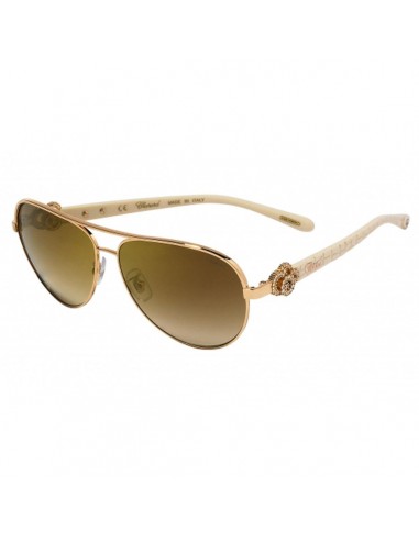 Chopard Women's Sunglasses - Shiny Copper Gold Frame | SCHC26S-8FCG-61-13-135 prix