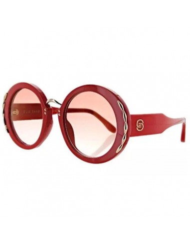 Elie Saab Women's Sunglasses - Red Round Frame Gradient Lens | 013S-0C9A30-51-23-145 la colonne vertébrale