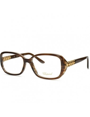 Chopard Women's Eyeglasses - Brown/Gold Frame Demo Lens | VCH155S-0794-53-15-135 en ligne des produits 