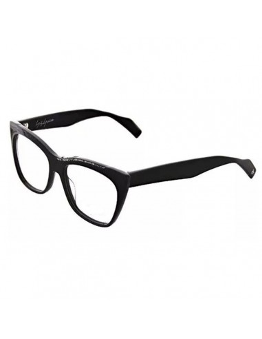 Yohji Yamamoto Unisex Eyeglasses - Black Acetate Frame 54mm | 1030-019-54-16-145 de France