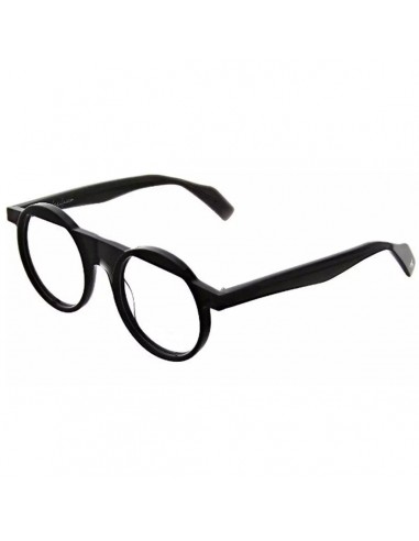 Yohji Yamamoto Unisex Eyeglasses - Black Acetate Round Frame | 1035-002-49-21-148 de technologie