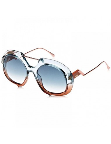 Fendi Women's Sunglasses - Crystal Blue and Brown | 0316S-0S9W08-55-21-135 offre 