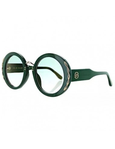 Elie Saab Women's Sunglasses - Green Round Frame | 013S-01ED2Z-51-23-145 une grave pollution 