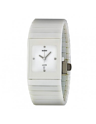 Rado R21711702 Women's Diamond Watch - Ceramica Jubile White Dial Diamond | R21711702 prix pour 