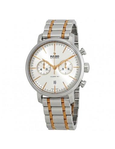 Rado Men's Chrono Watch - DiaMaster Silver Tone Dial Two Tone Bracelet | R14070103 Les êtres humains sont 