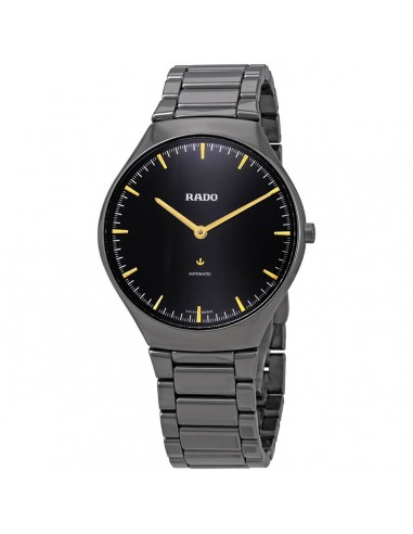 Rado Men's Automatic Watch - True Black Dial Gunmetal Ceramic Bracelet | R27972162 En savoir plus