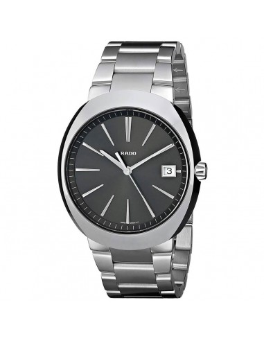 Rado Men's Quartz Watch - D-Star Grey & Black Dial Silver Tone Bracelet | R15943113 pas cher 