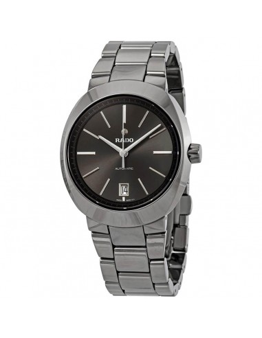 Rado Men's Quartz Watch - D-Star Grey Dial Silver Tone Ceramic Bracelet | R15762112 pas cheres