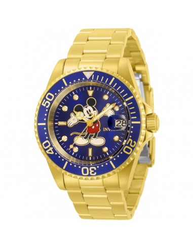 Invicta Men's Quartz Watch - Disney Mickey Mouse MOP Dial Yellow Gold Bracelet | 32506 de la marque