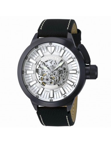 Invicta Men's Automatic Watch - Signature Corduba Black Leather Strap | 7138 une grave pollution 