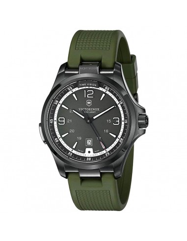 Victorinox Swiss Army Men's Quartz Watch - Night Vision Green Rubber Strap | 241595 livraison gratuite