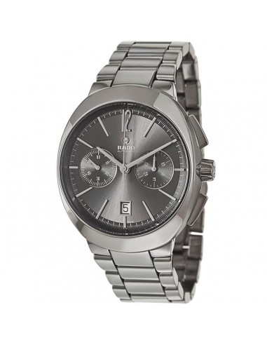 Rado Men's Chronograph Watch - D-Star Dark Grey Dial Ceramic Bracelet | R15378159 france