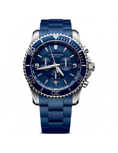 Victorinox Swiss Army Men's Chronograph Watch - Maverick Blue Dial Strap | 241690 prix pour 