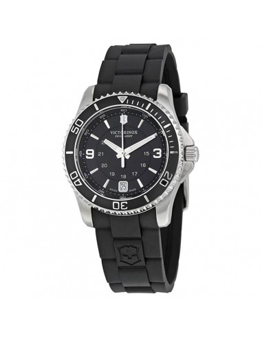 Victorinox Swiss Army Women's Quartz Watch - Maverick Black Dial Strap | 241702 Economisez 