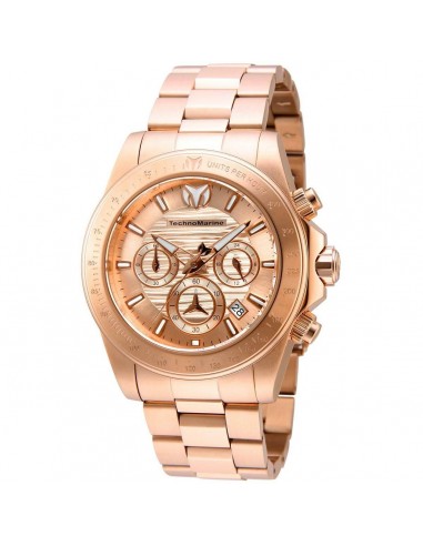 Technomarine Men's Chronograph Watch - Manta Ray Rose Gold Bracelet | TM-219008 meilleur choix