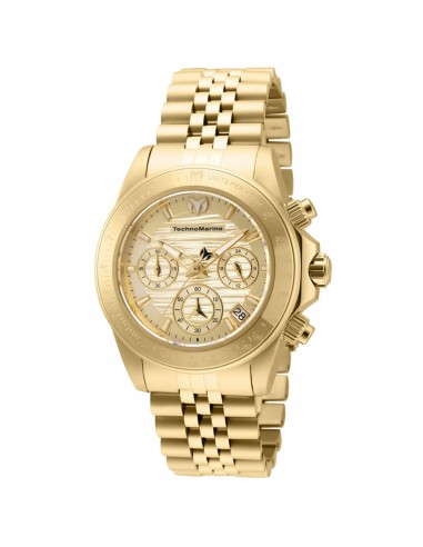 Technomarine Women's Chrono Watch - Manta Ray Quartz Gold Dial Bracelet | TM-219029 Le MVP de beaucoup