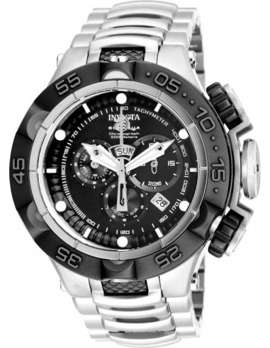 Invicta Men's Chronograph Watch - Subaqua NOMA V Black Dial Two Tone Bracelet | 15922 en linge